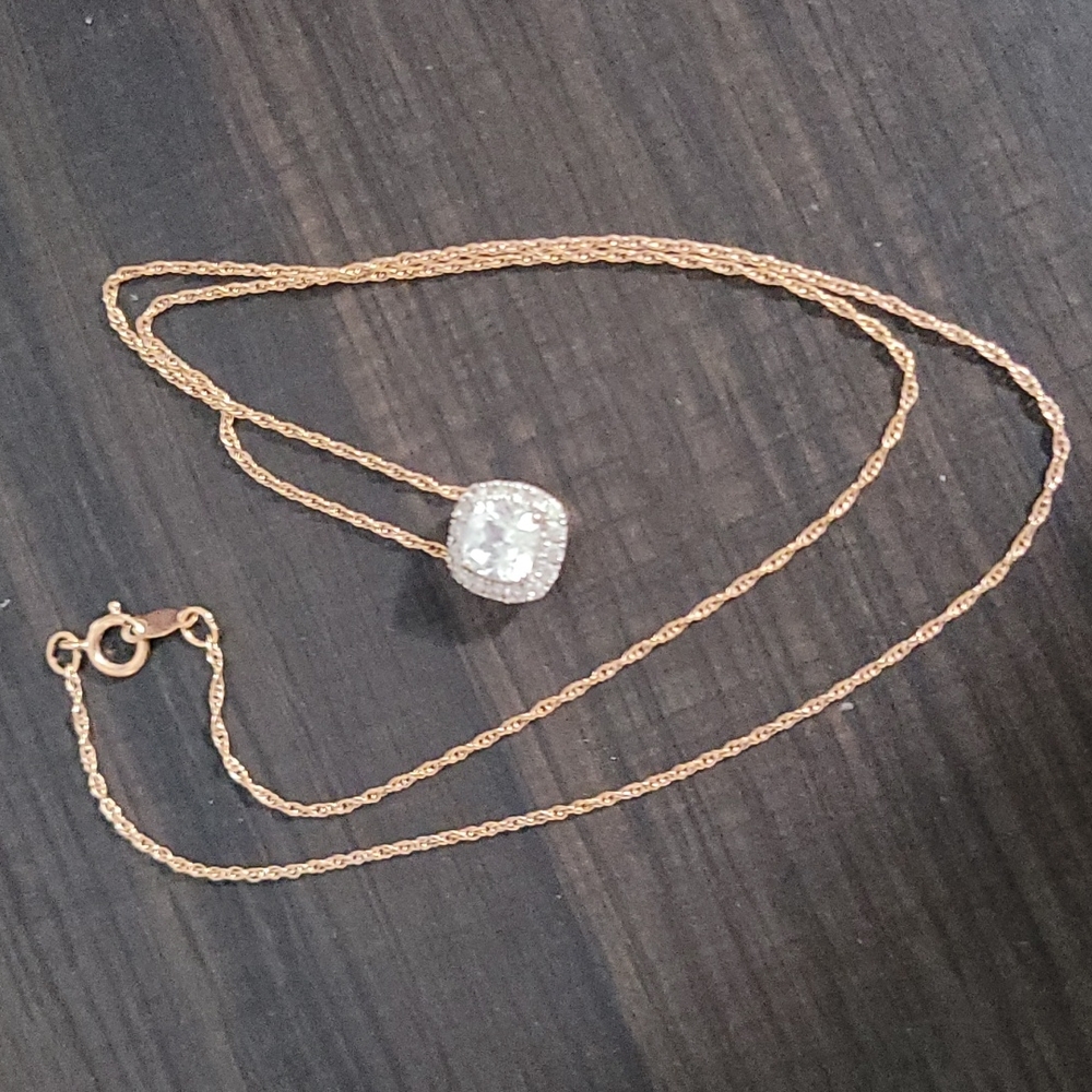 Zales sapphire necklace